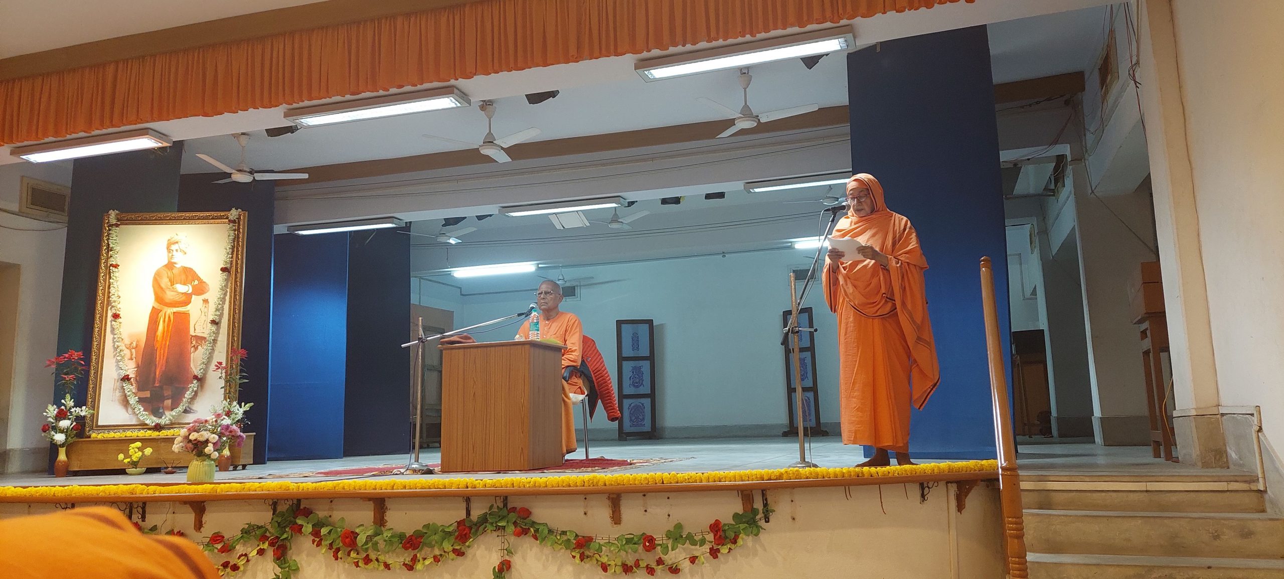 International Symposium Lecture by Swami Chetananda (monk of the Ramakrishna Order and Minister of the Vedanta Society, St. Louis and Kansas City, Missouri, USA)