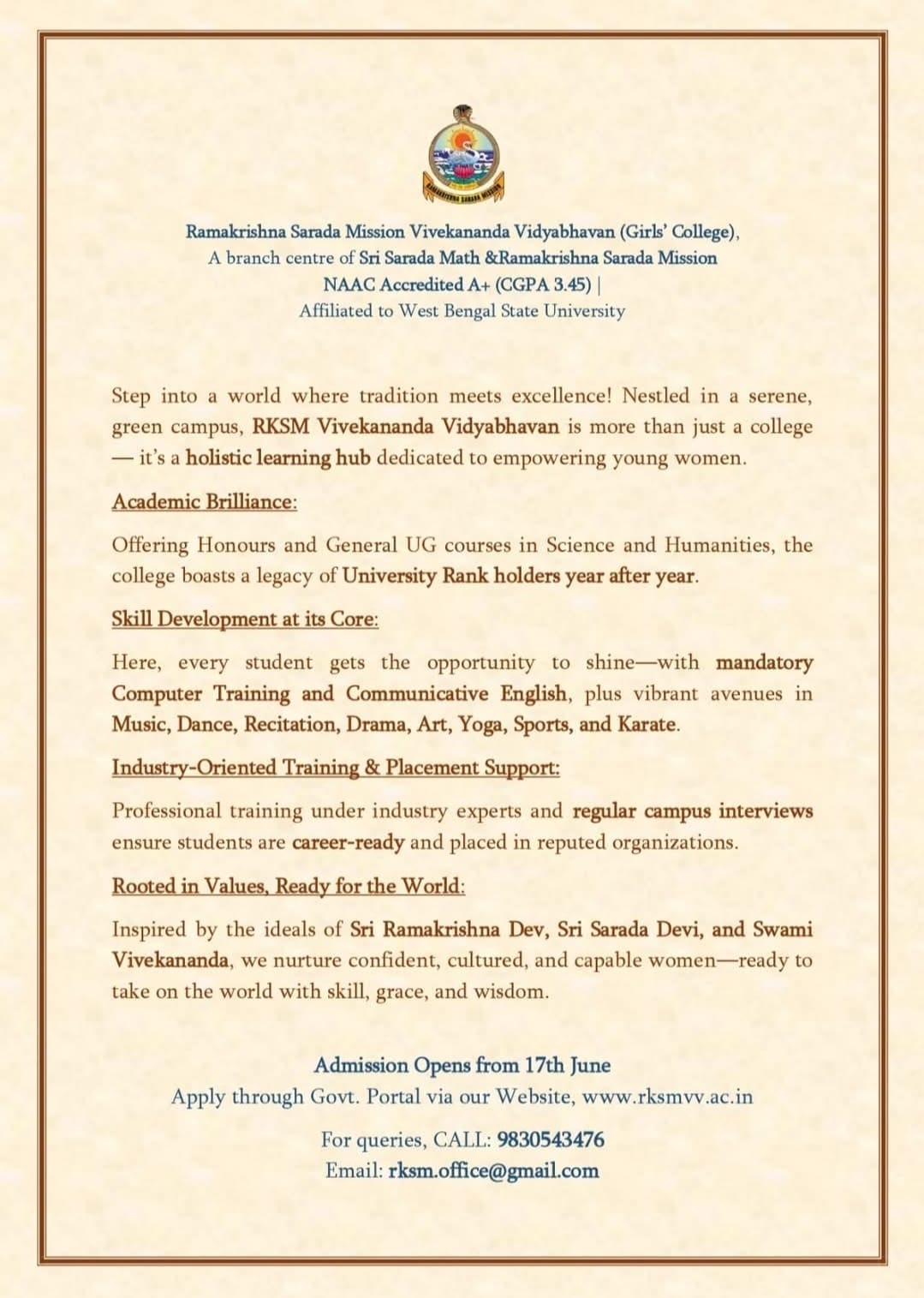 Admission